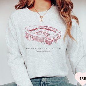 Bama bryant denny Sweatshirt, Stadium Vintage University Crewneck, UA shirt
